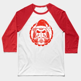 Santa Power Armor Baseball T-Shirt